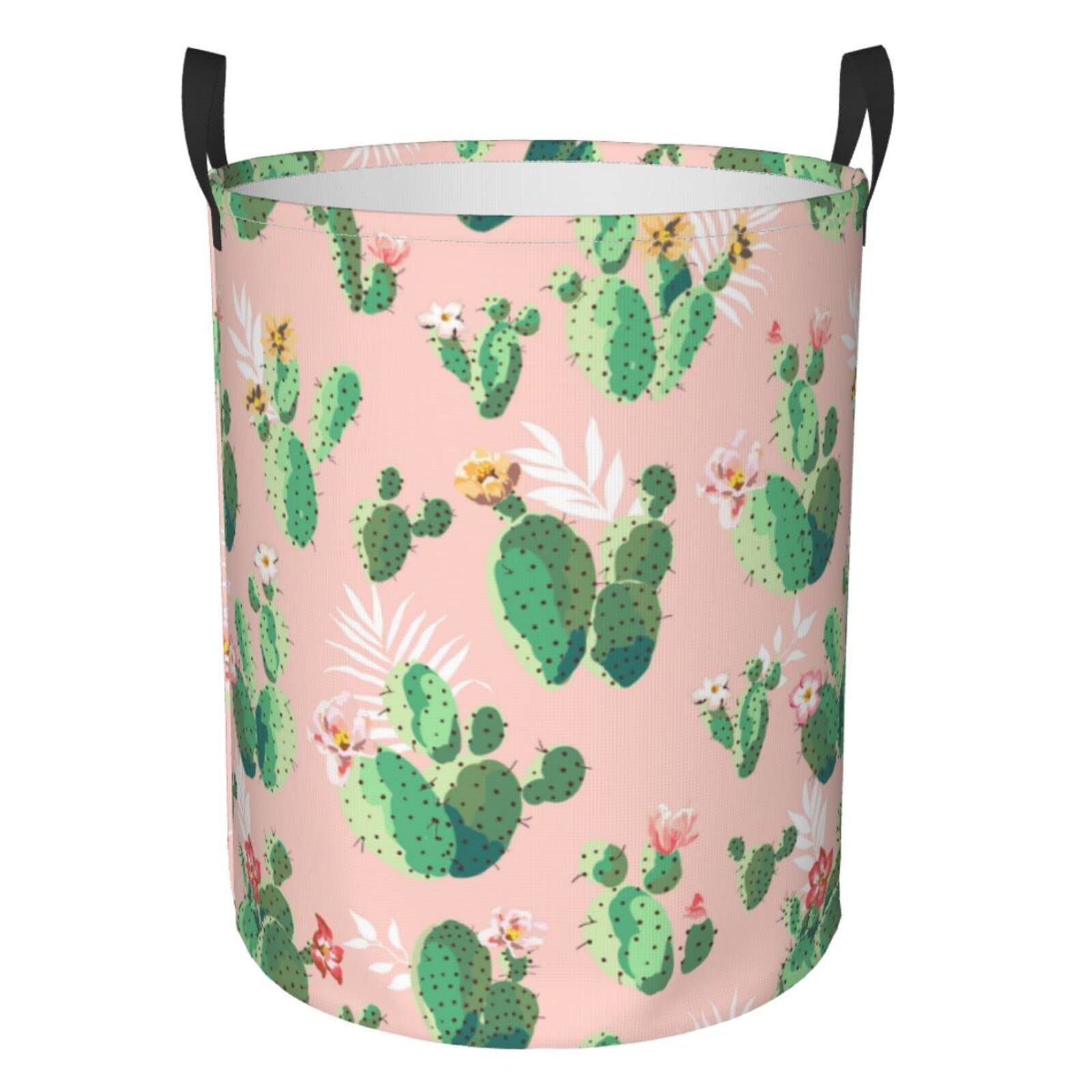 FeHuew Collapsible Laundry Basket with Handle - Waterproof Fabric Hamper for Clothes, Toys & Storage - Large Foldable Laundry Organizer Bin for Bedroom, Bathroom & Dorm Room - Perfect for Dirty Laundry, Kids' Toys & Household Organization