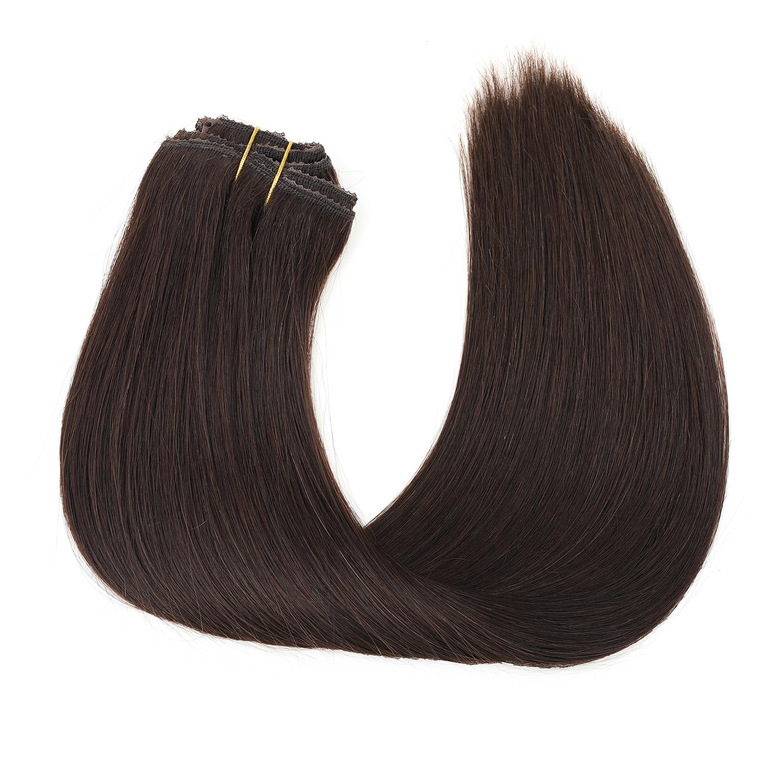 Premium 8-Piece 120g Clip-In Human Hair Extensions - 22