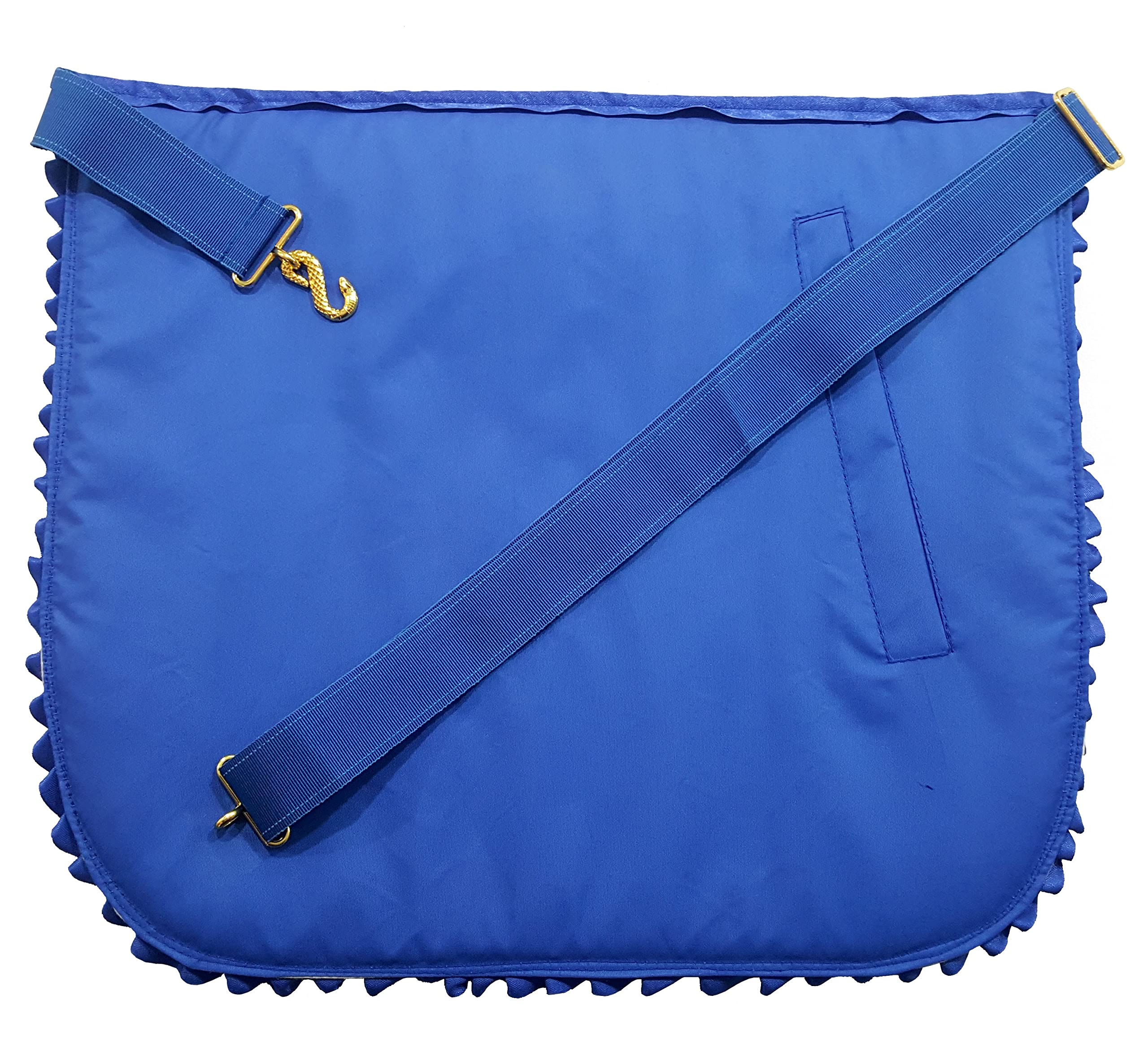 Hand-Painted Masonic Apron of Major William Christy (1790-1837) - Historical Replica for Freemasonry Ceremonies & Collectors | Perfect for Masonic Rituals, Lodge Events, and Antique Display