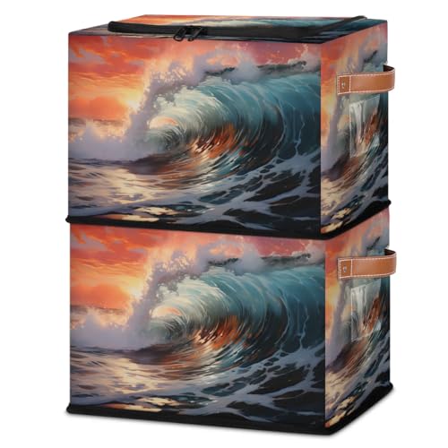 Waves Whirl Sunset