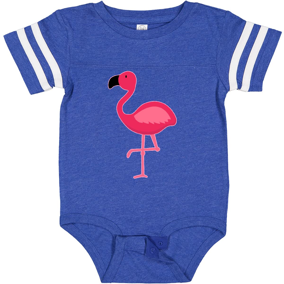 Inktastic Pink Flamingo Baby Bodysuit - Cute Soft Cotton Onesie for Newborns & Infants - Perfect for Beach Outings, Photo Shoots & Summer Playdates