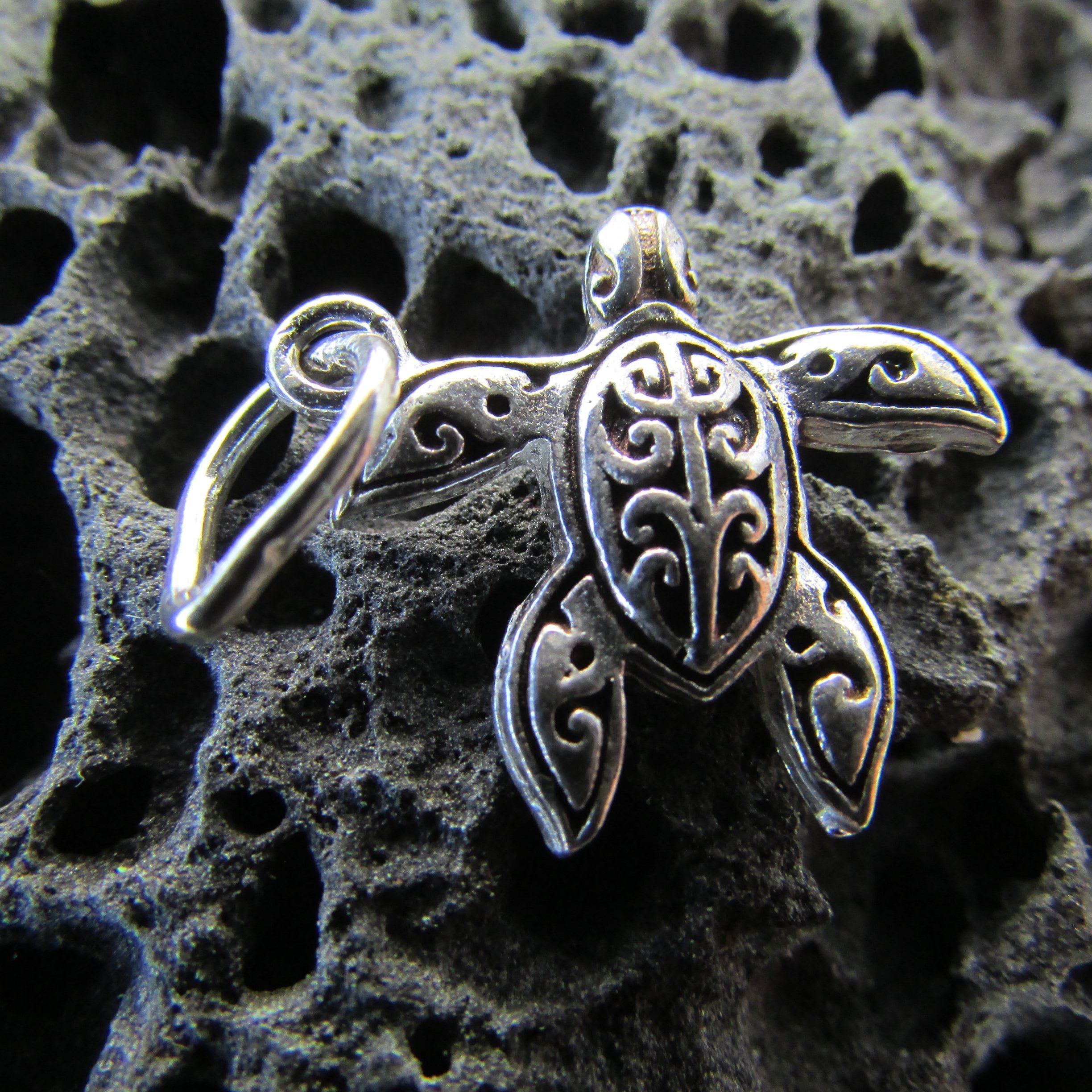 Handmade Sterling Silver Turtle Necklace Pendant - Unique Ocean & Beach Jewelry Gift for Women | Perfect for Beach Vacations, Summer Outfits & Nature Lovers