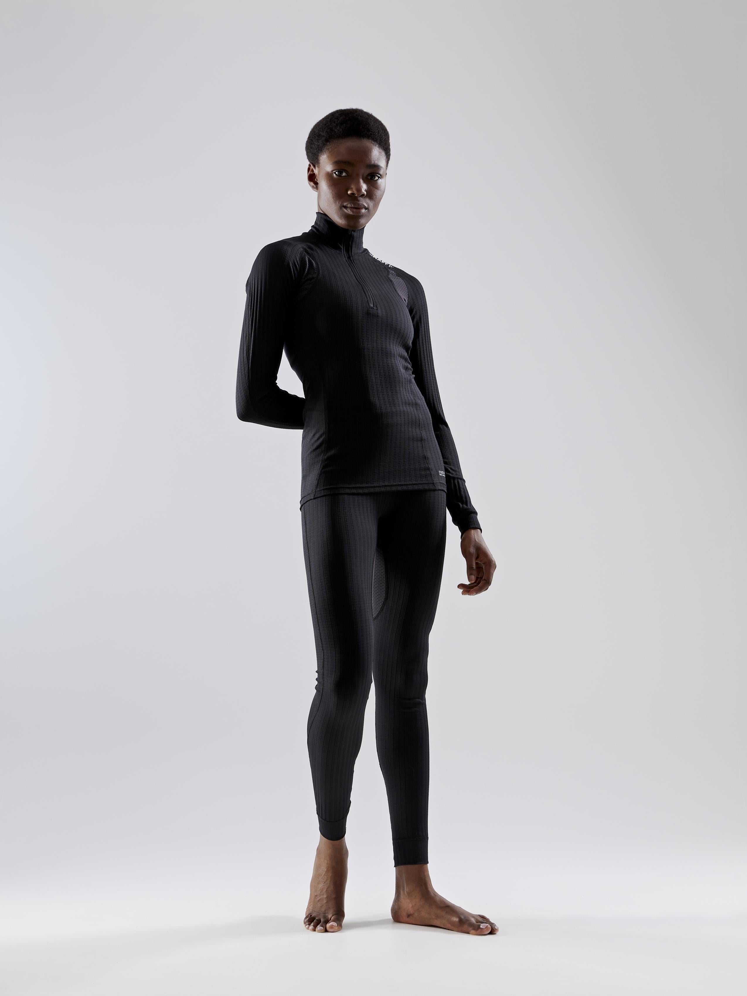 Women's Extreme X Zip Base Layer - Thermal Activewear for Running, Hiking & Outdoor Sports - Moisture Wicking & Breathable Cold Weather Workout Top