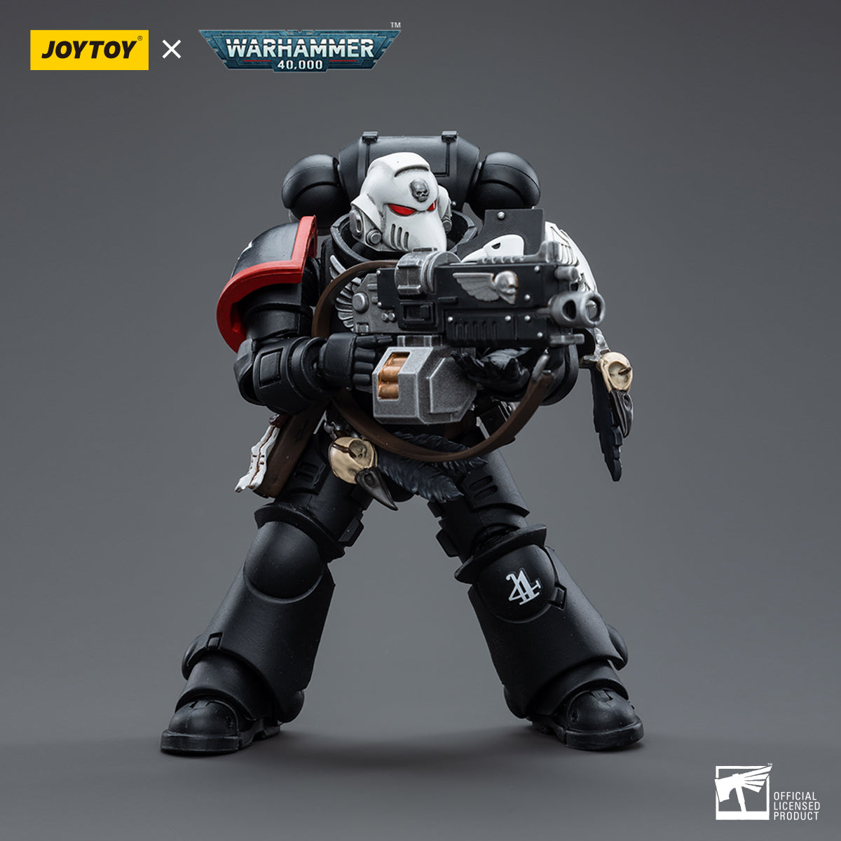 JOYTOY 1/18 Scale Warhammer 40K Raven Guard Intercessors Action Figure Set (4pcs) - Perfect for Collectors, Tabletop Gaming & Display