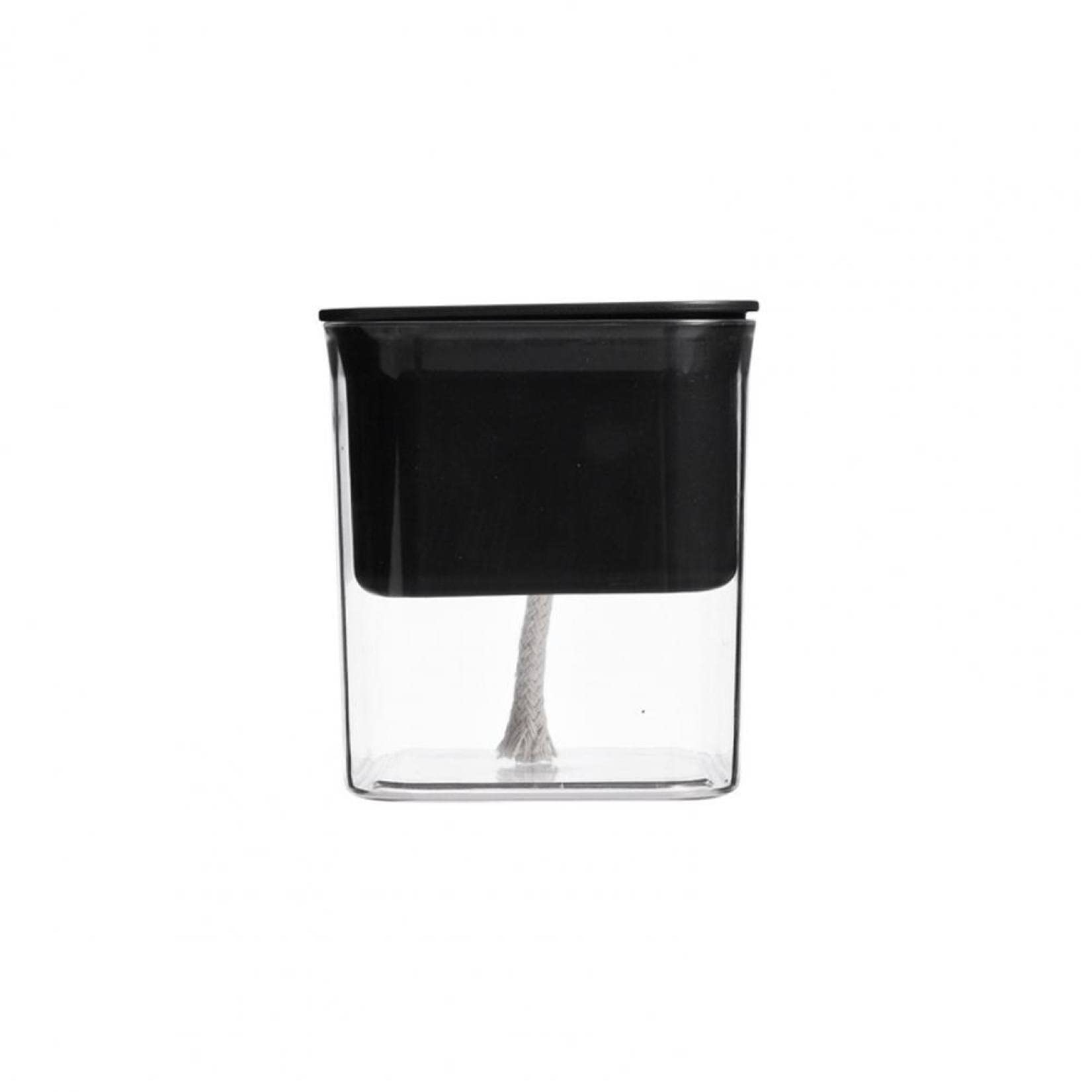 Transparent Self-Watering Square Planter - Modern Flower Pot for Indoor Plants, Succulents & Herbs | Perfect for Home, Office, Balcony & Desk Decor | Auto Water Absorption System for Easy Plant Care