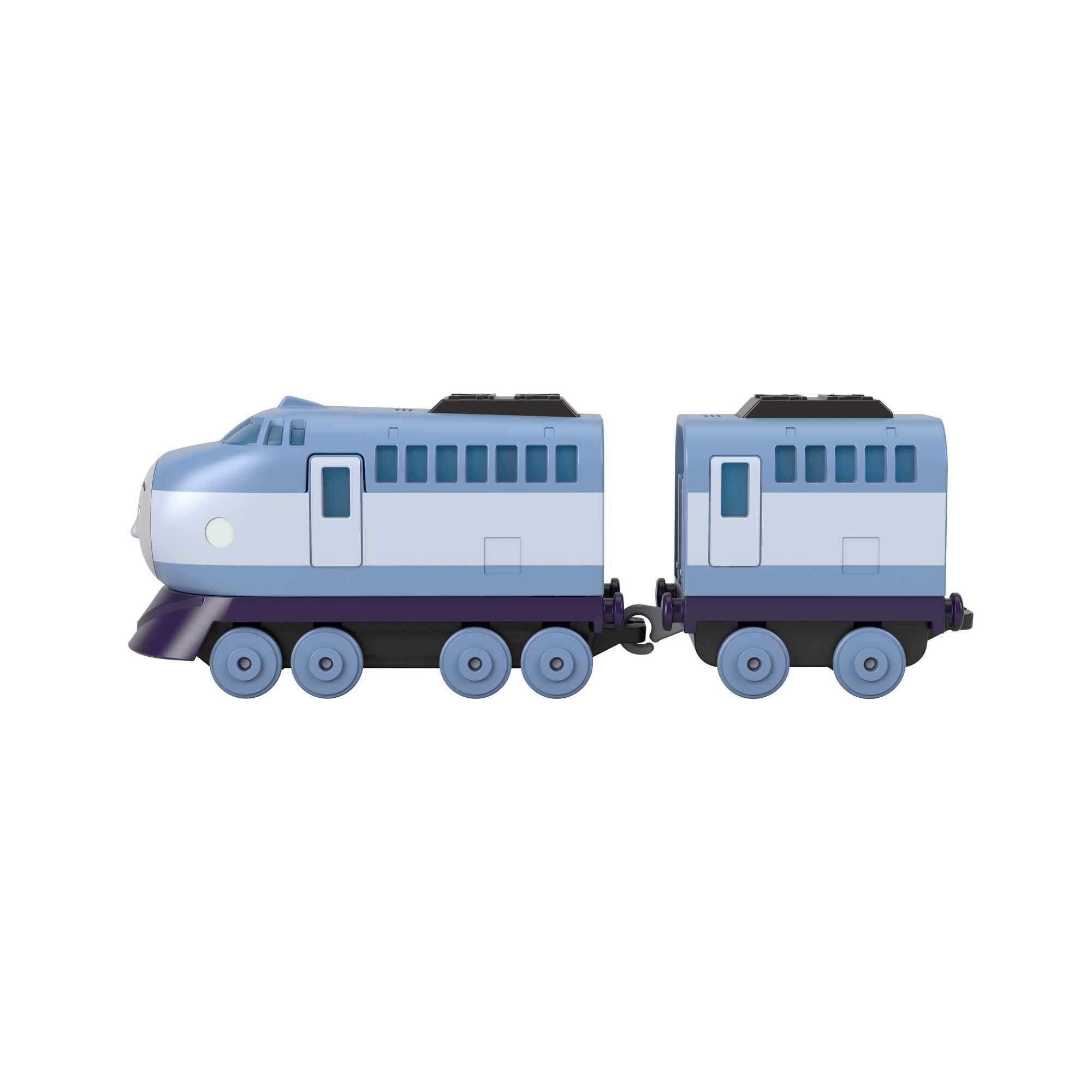 Thomas & Friends Fisher-Price Kenji Die-Cast Push-Along Toy Train Engine for Kids Ages 3+ | Preschool Learning & Imaginative Play Toy