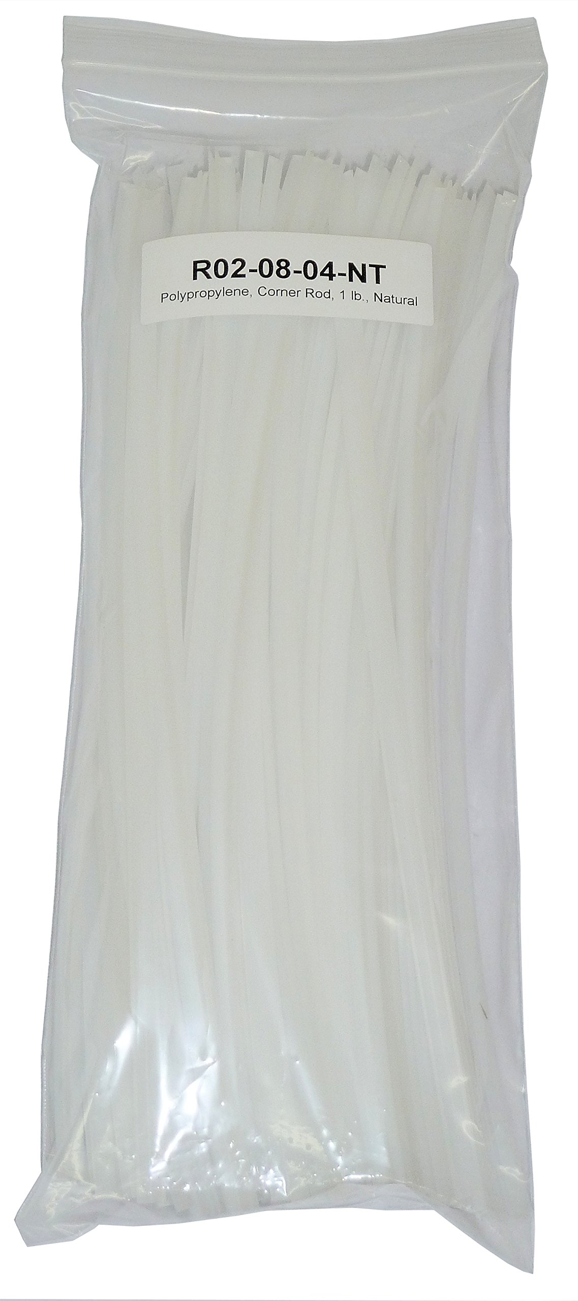 Polypropylene Plastic Welding Rods - 1 lb Natural Corner Rods for Plastic Repair & Fabrication | DIY Projects, Tank Welding, Automotive & Industrial Applications
