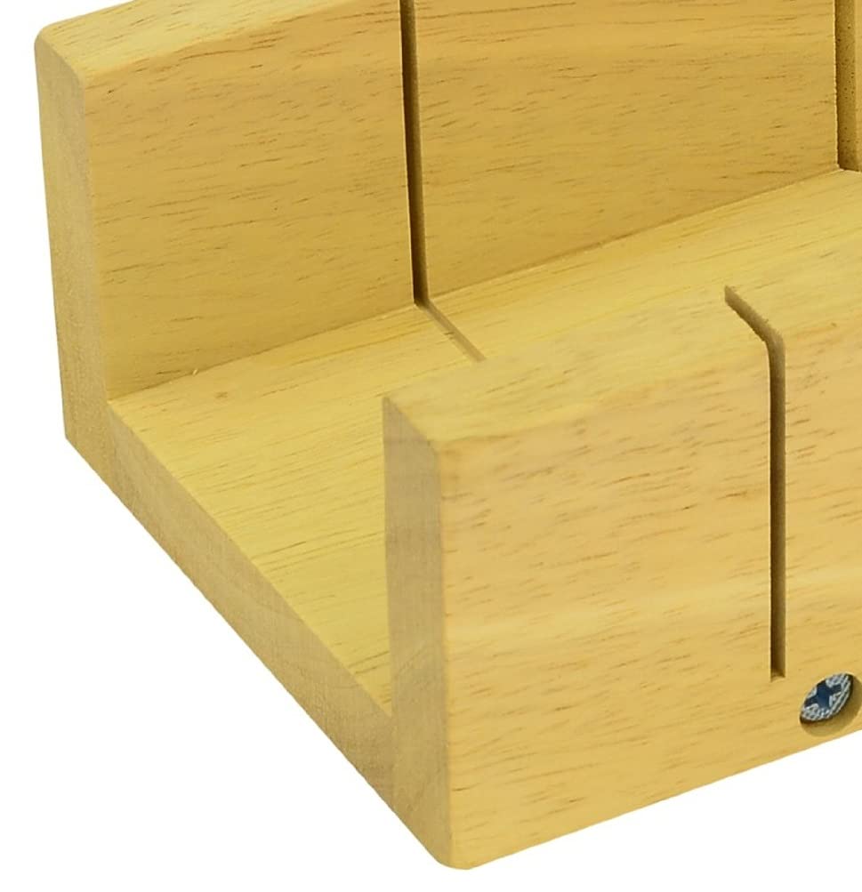 Premium 230mm Wooden Miter Box for Precision Woodworking - Perfect for DIY Projects, Carpentry, and Home Renovations