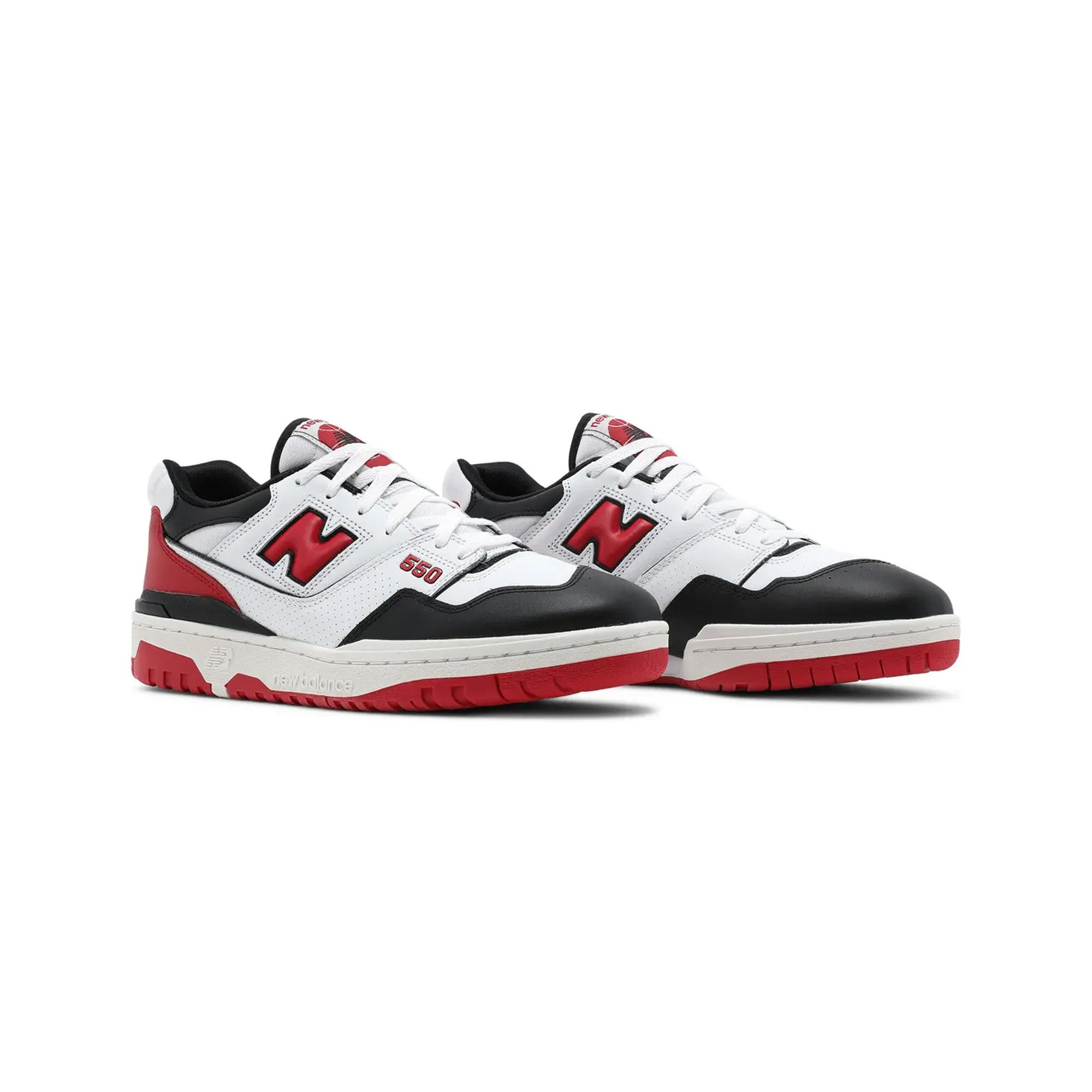 550 'White Red Black' Sneakers (2021) - Men's Casual Shoes for Running, Walking & Everyday Wear