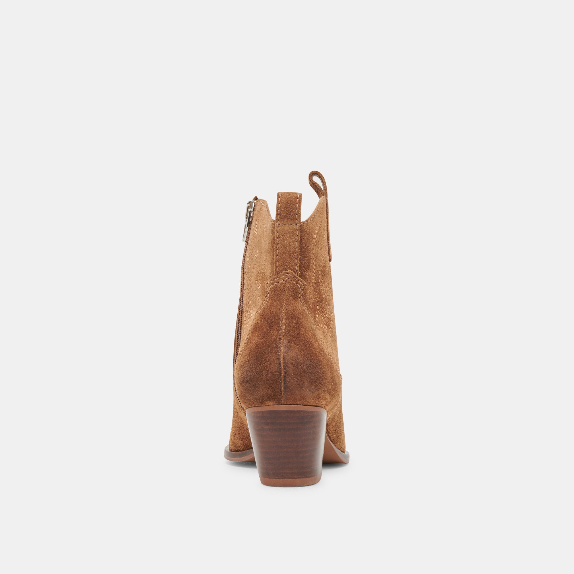 SHANIA Women's Brown Suede Ankle Booties - Stylish & Comfortable Boots for Fall, Winter & Casual Outfits