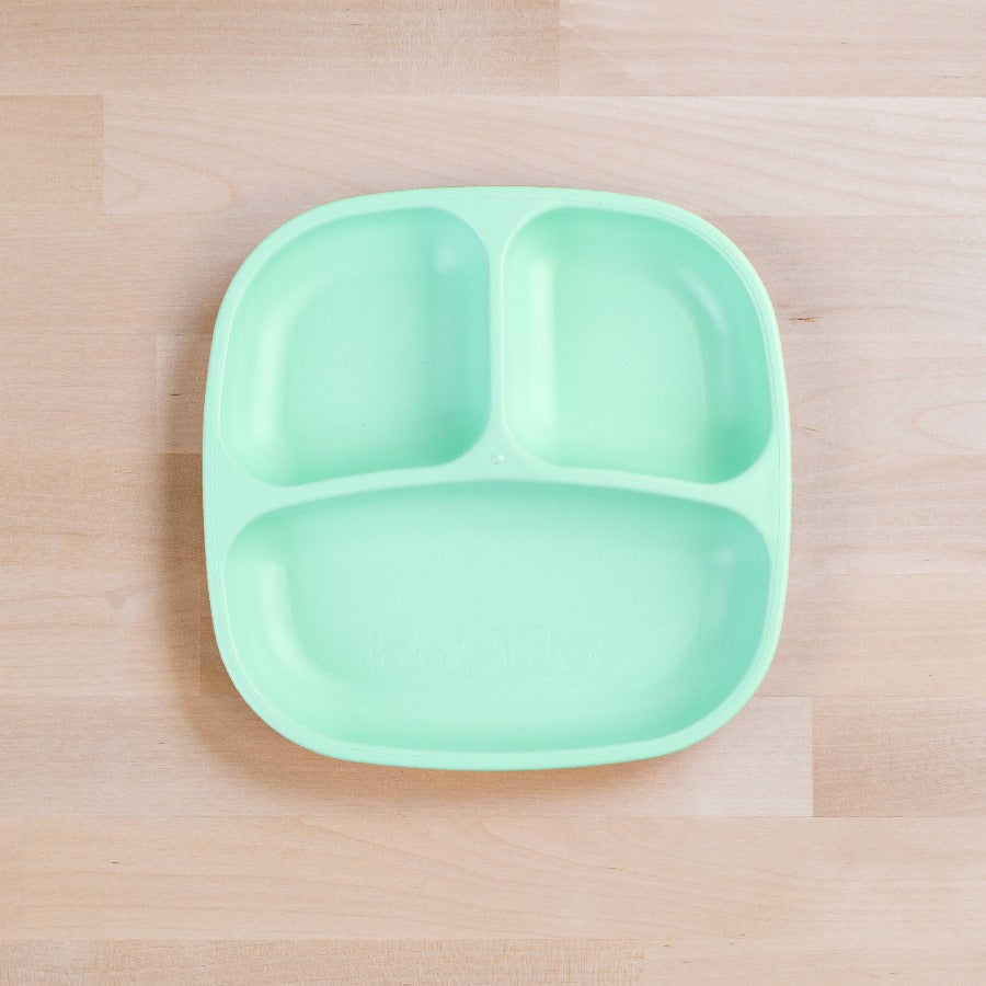 RePlay Divided Plate - BPA-Free Toddler Feeding Dish with Sections for Kids - Perfect for Mealtime, Snacks, and Portion Control at Home or On-the-Go