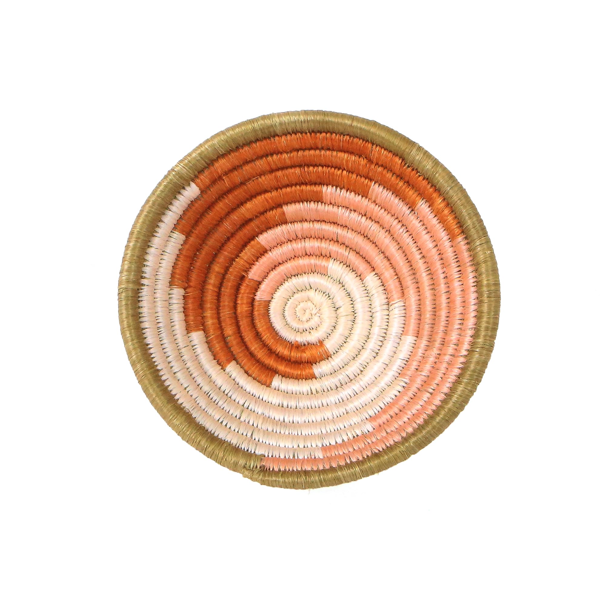 Handmade African Woven Wall Basket - Small Decorative Hanging Bowl for Fruits, Bread & Home Decor | Food Safe Natural Fiber Serving Basket | Canyon Clay Unity Design | Perfect for Kitchen, Dining Room & Boho Wall Decor