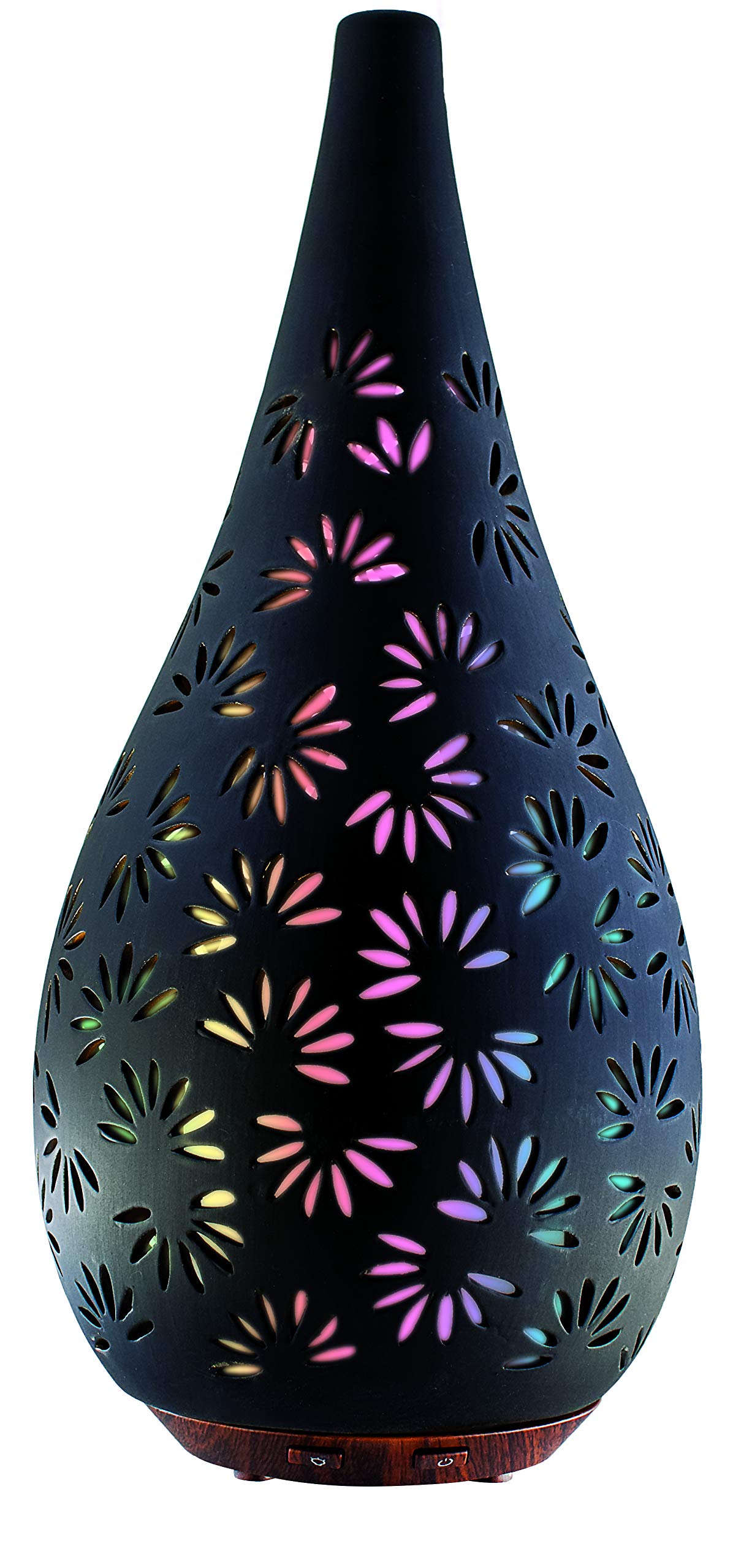 GreenAir Essential Oil Diffuser for Aromatherapy - Ultrasonic Humidifier with 7 Color LED Lights, Auto Shut-Off | Perfect for Home, Office, Yoga & Spa Relaxation