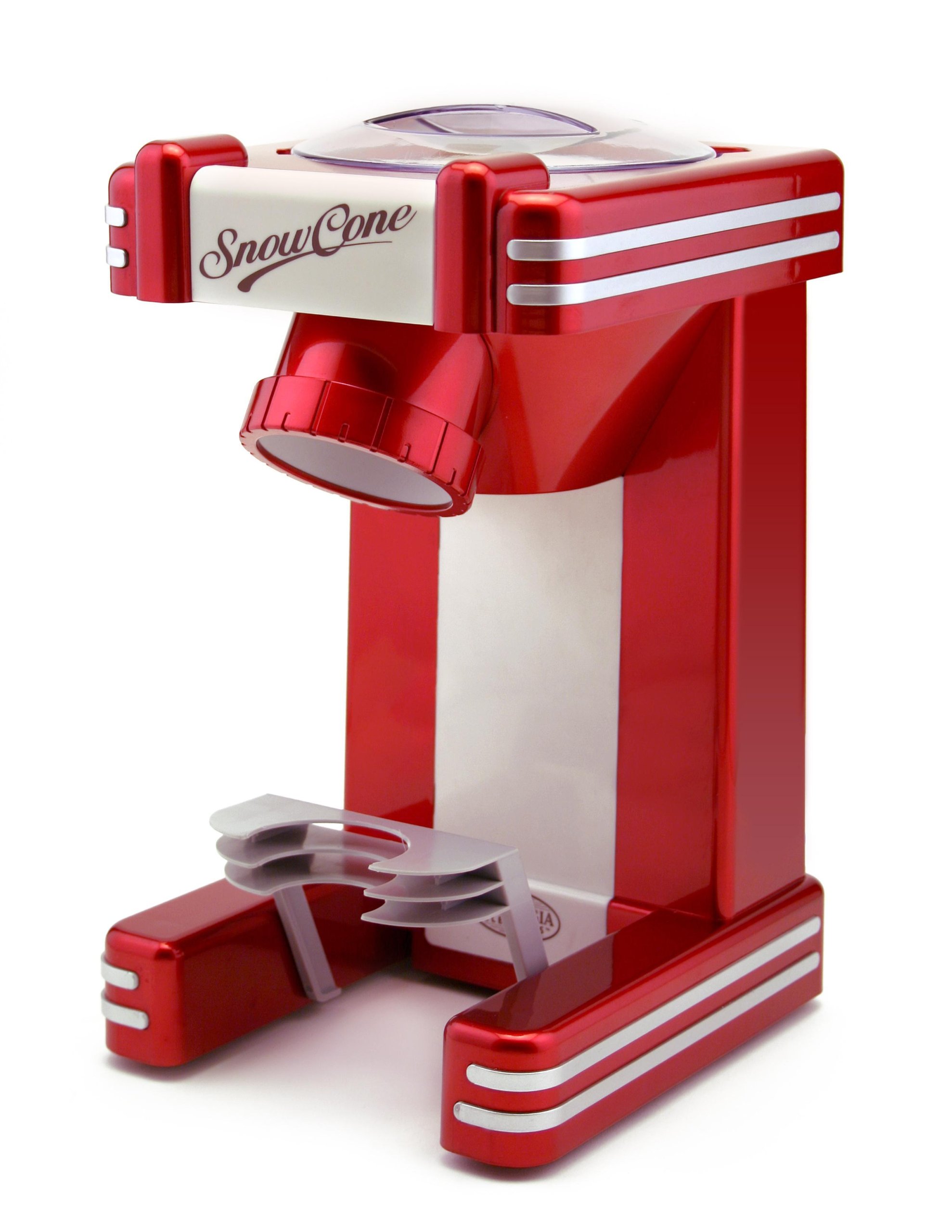 Nostalgia Electrics RSM702 Retro Series Single Snow Cone Maker - Vintage Style Ice Shaver for Home, Parties & Events - Perfect for Summer Treats, Kids Snacks & Desserts