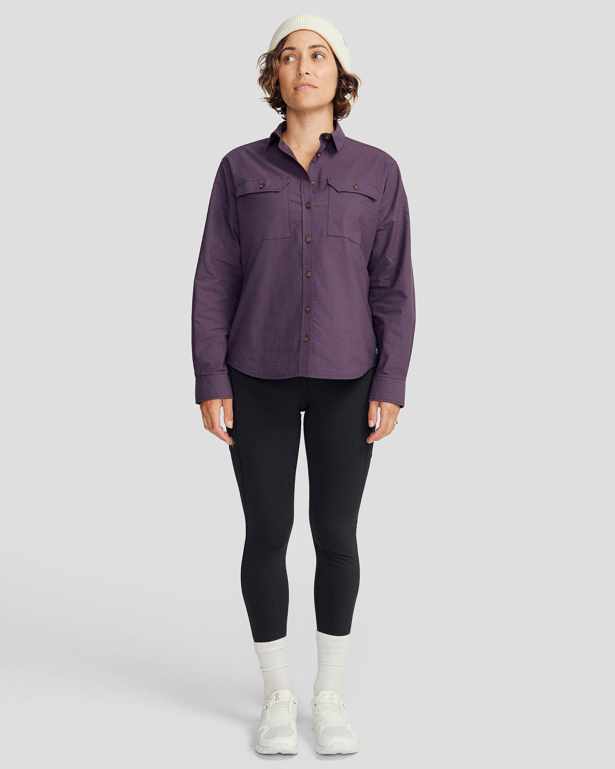 Vander HT Women's Long Sleeve Shirt - Comfortable Casual Blouse for Work & Everyday Wear | Orbit Collection