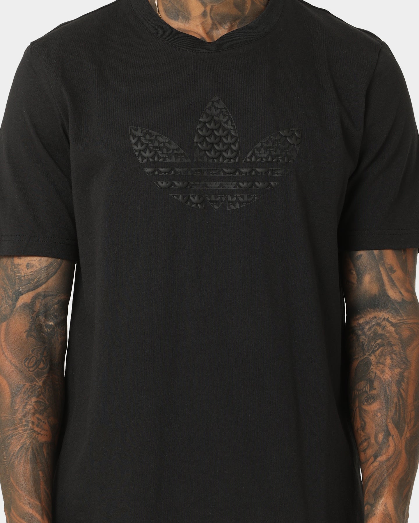 Adidas Originals Men's Mono T-Shirt - Black Cotton Casual Tee for Streetwear & Everyday Comfort