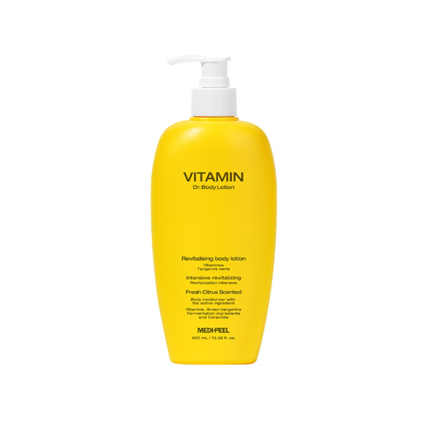 Medi Peel Vitamin Dr. Body Lotion - Hydrating & Brightening Moisturizer for Dry Skin | Perfect for Daily Use & Post-Shower Care