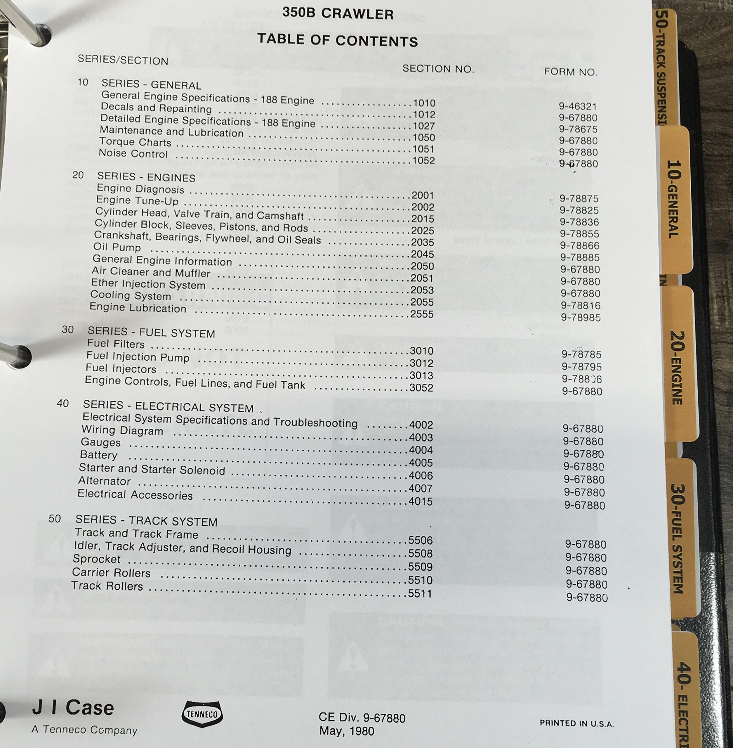 Case 350B Crawler Dozer Loader Service & Repair Manual - Technical Shop Book for Maintenance & Troubleshooting | DIY Fixes & Professional Mechanic Guide