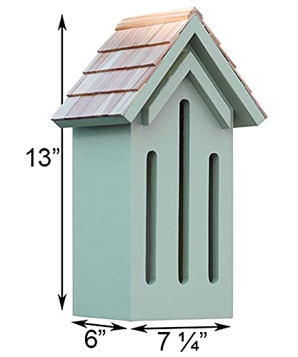 Prime Retreat Classic Green Butterfly House - Outdoor Garden Decor for Attracting Butterflies - Perfect for Backyard, Patio, and Nature Lovers