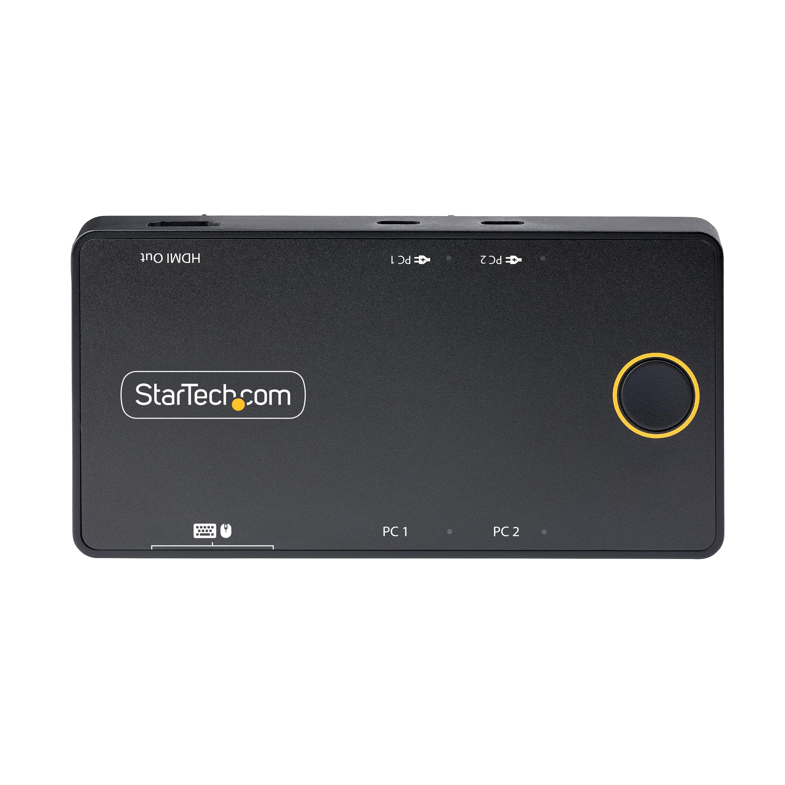 StarTech.com 2-Port USB-C KVM Switch - 4K 60Hz HDMI Monitor Sharing, 100W Power Delivery for Laptop & Tablet, USB-C/USB4/Thunderbolt 3/4 Compatible - Ideal for Home Office & Multi-Device Workspaces (C2-H46-UC2-PD-KVM)