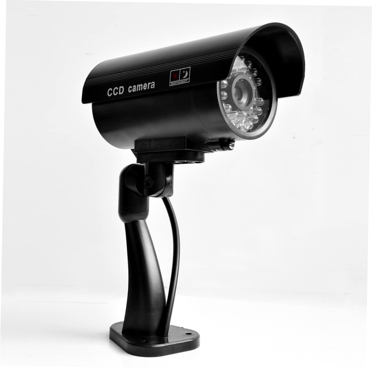UKCOCO Fake Security Camera with Solar Panel - High Simulation Outdoor Dummy CCTV Camera for Home, Office & Garage Surveillance (Deter Burglars & Intruders)