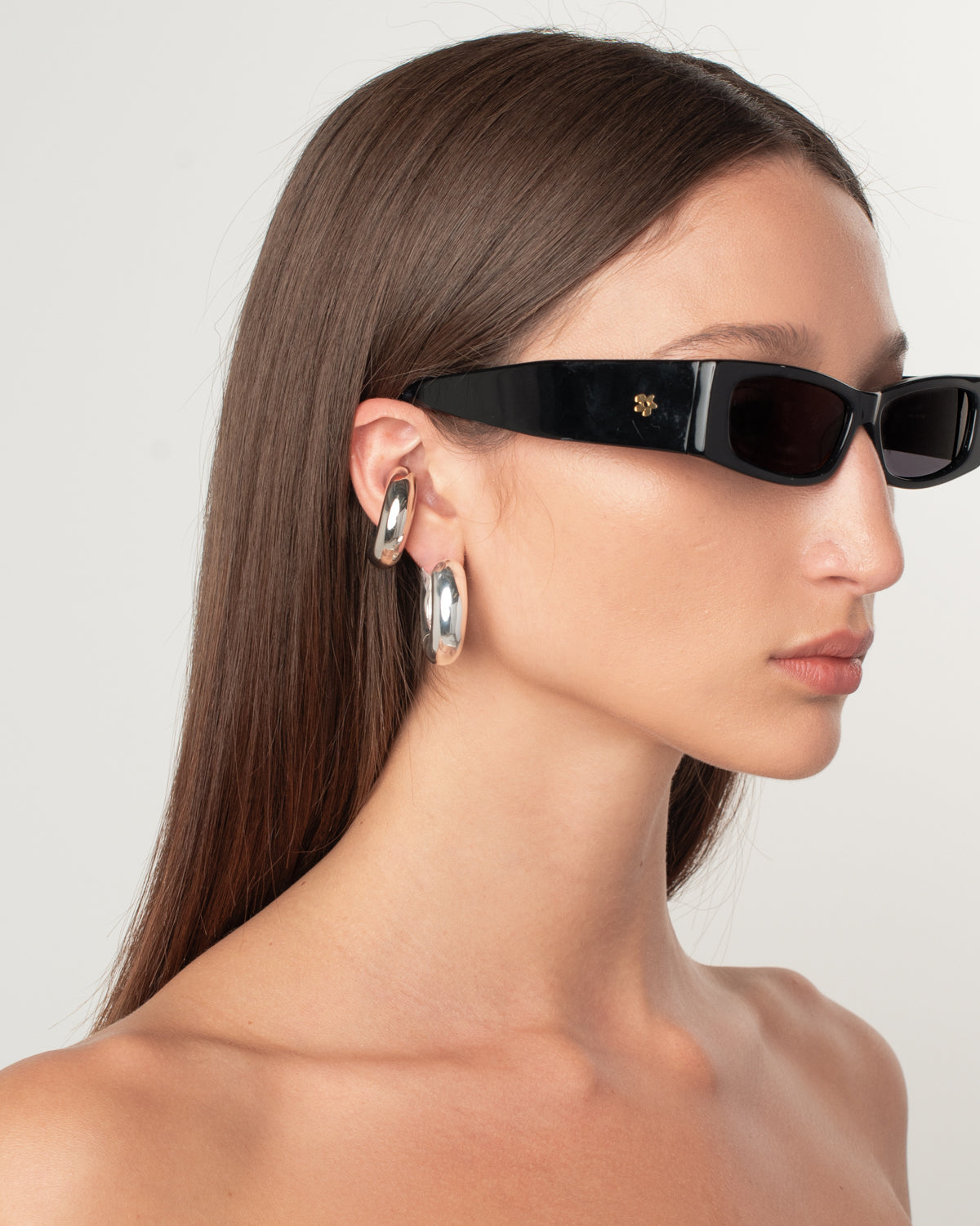 Trendy Varsity Ear Cuff - Silver & Gold Cartilage Earrings for Women - Perfect for Parties, Concerts & Everyday Wear