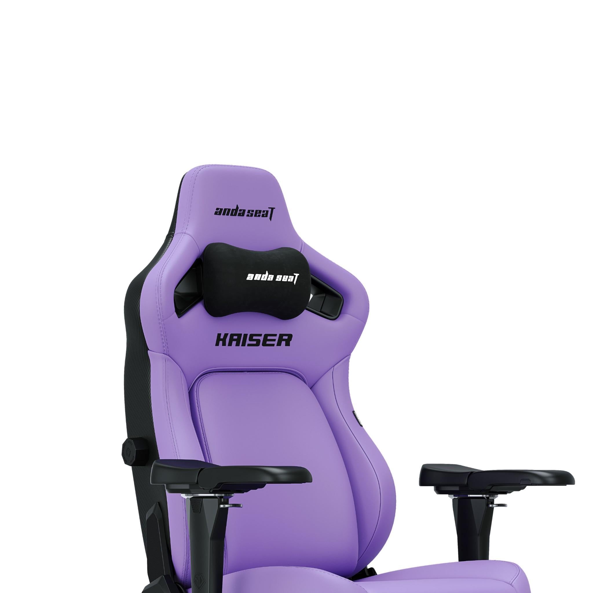 Anda Seat Kaiser 4 Series Premium Ergonomic Gaming Chair - Zen Purple Large Size for PC & Console Gamers - Perfect for Esports, Streaming & Home Office Setup