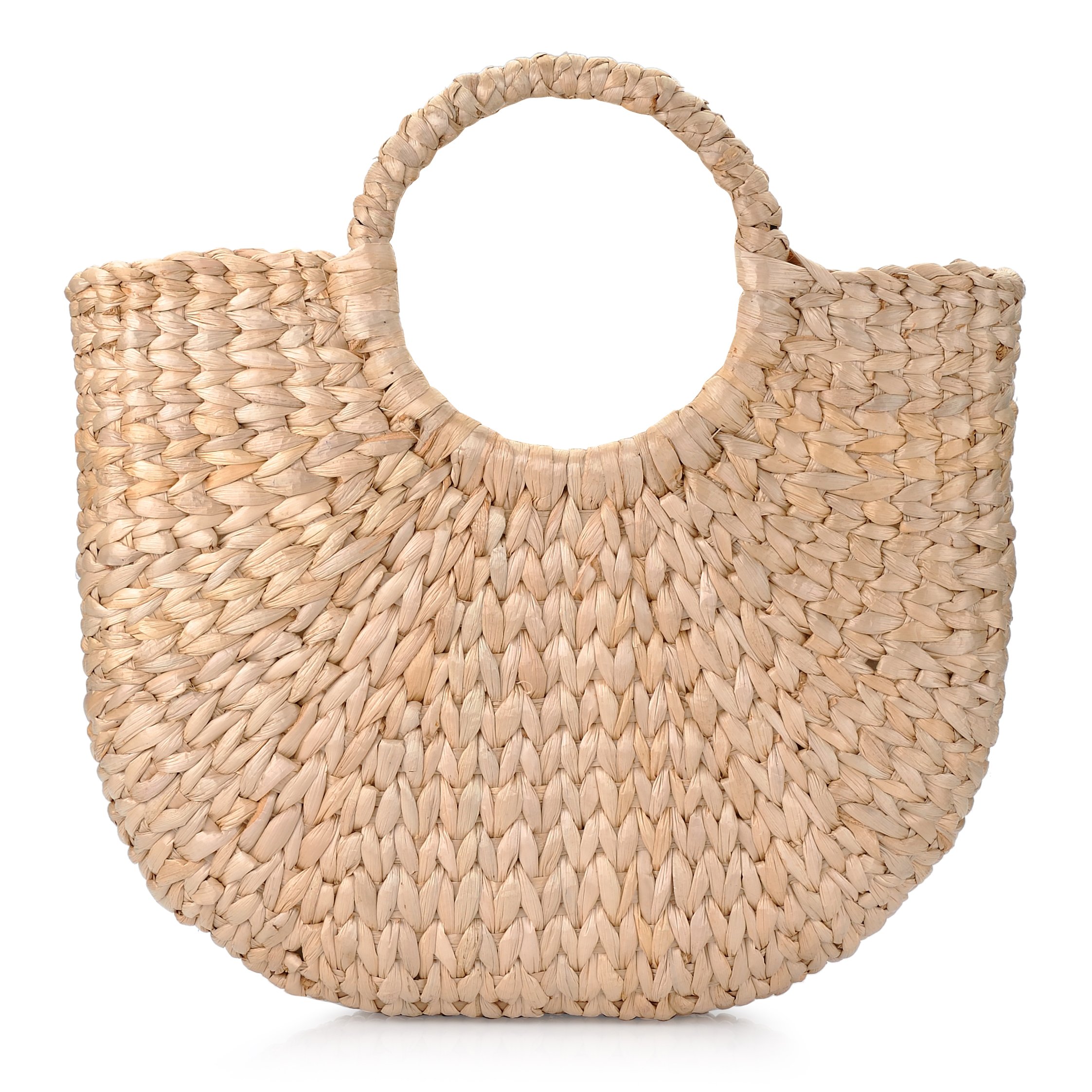 Stylish Woven Straw Beach Tote Bag for Women - Summer Vacation, Pool Party & Outdoor Travel Accessory