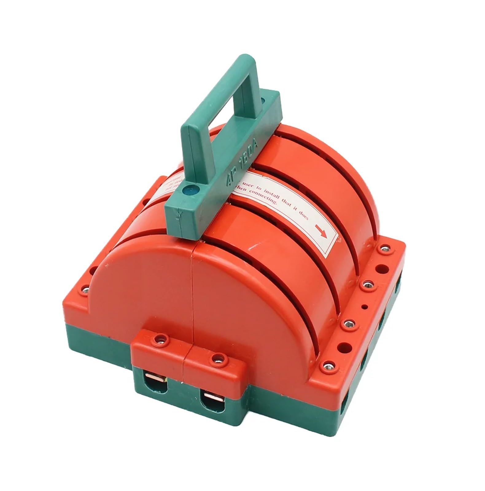 4P Knife Switch 32A 63A 100A 160A 225A - High Power 220V Double Throw Disconnector - 2 Phase Electrical Switch for Industrial & Commercial Use - Perfect for Power Distribution & Motor Control