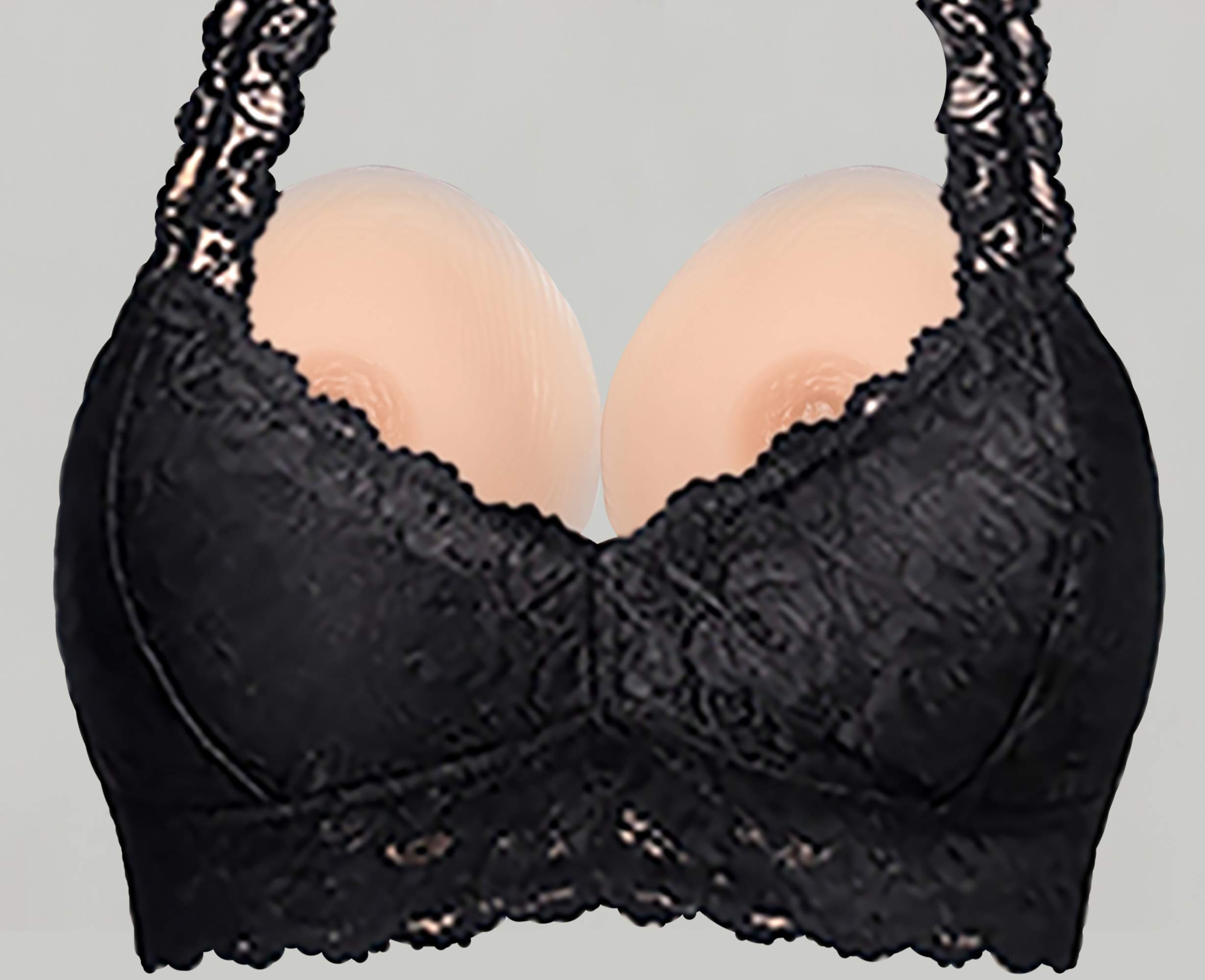 Natural Look Silicone Breast Forms for Transgender & Crossdressers - Soft Realistic Mastectomy Prosthesis for Pocket Bras (1 Pair) - Perfect for Daily Wear, Cosplay & Confidence Enhancement