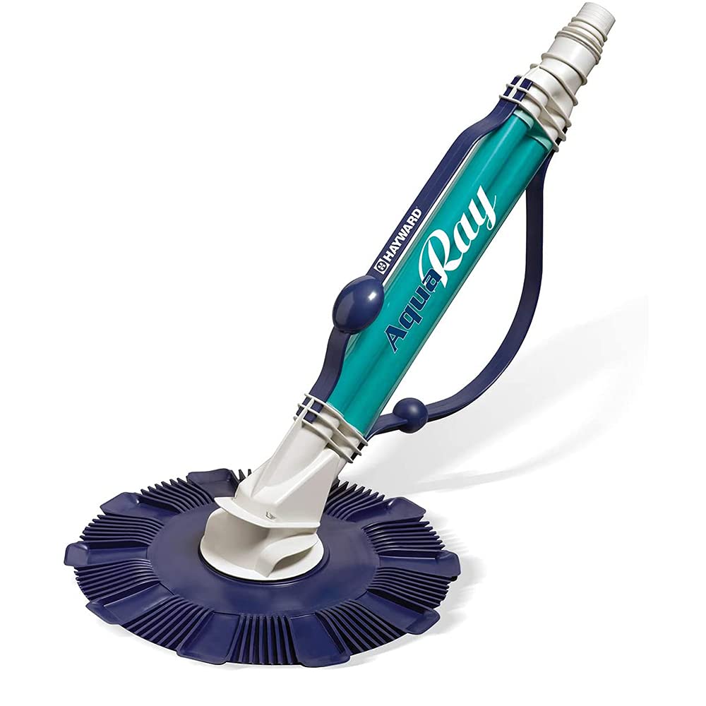 Hayward DV1000 Aqua Ray Automatic Above Ground Pool Cleaner - Suction Vacuum for Pools up to 16x32 ft with 32 ft Hose | Ideal for Inground & Above Ground Pools, Quick Debris Removal, Low Maintenance Cleaning | Perfect for Backyard, Residential & Vacation Home Pools