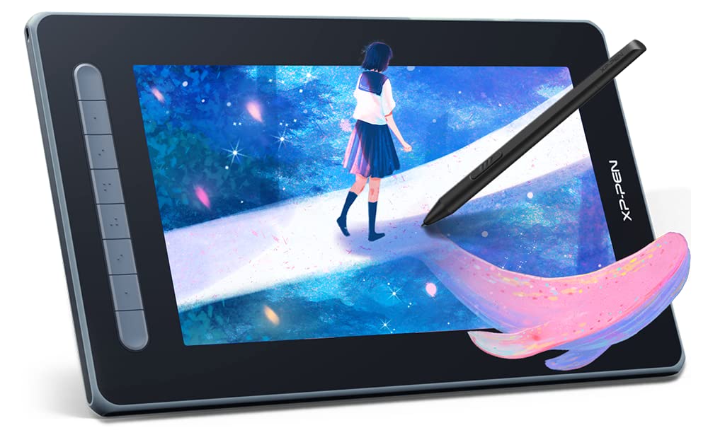 XPPen Artist 12 (2nd Gen) 12 Inch Drawing Tablet with Screen - Full-Laminated IPS Pen Display, 8192 Pressure Levels & Tilt Function for Digital Art, Animation, Design - Perfect for Beginners & Professionals (Black) | Ideal for Photoshop, Illustrator, Online Teaching & Remote Work