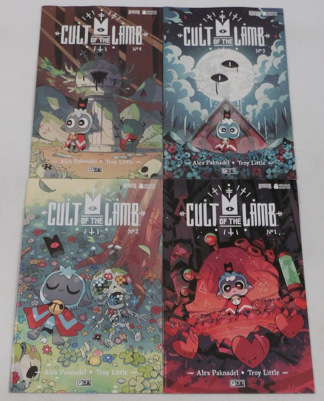 Cult of the Lamb Comic Book Series #1-4 VF/NM Complete Set (All A Covers) - Video Game Inspired Collectibles | Perfect for Fans, Collectors & Gift Giving