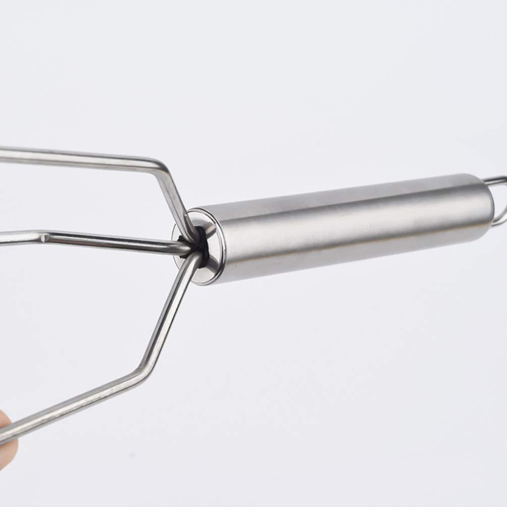 2-Pack Hemoton Potato Masher & Garlic Slicer - Stainless Steel Kitchen Utensil for Mashed Potatoes, Baby Food, and Vegetable Prep | Perfect for Home Cooking, Meal Prep, and Professional Kitchens