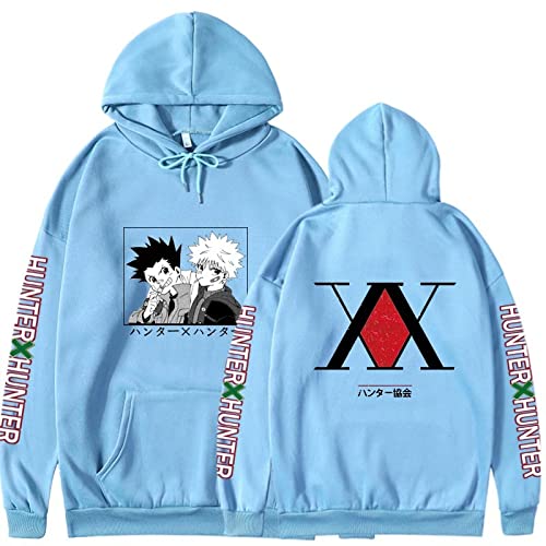 Unisex Anime Hunter x Hunter Gon & Hisoka Hooded Sweatshirt - Stylish Pullover Hoodie for Cosplay, Casual Wear & Anime Conventions