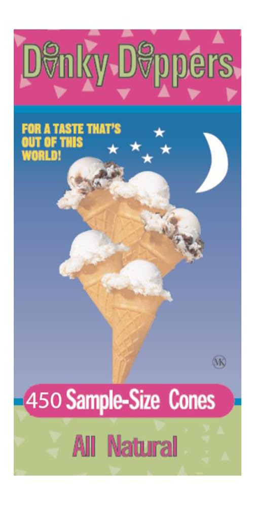 Dinky Dippers Miniature Ice Cream Cones - Bulk Pack of 450 - Perfect for Parties, Dessert Buffets & Ice Cream Shops