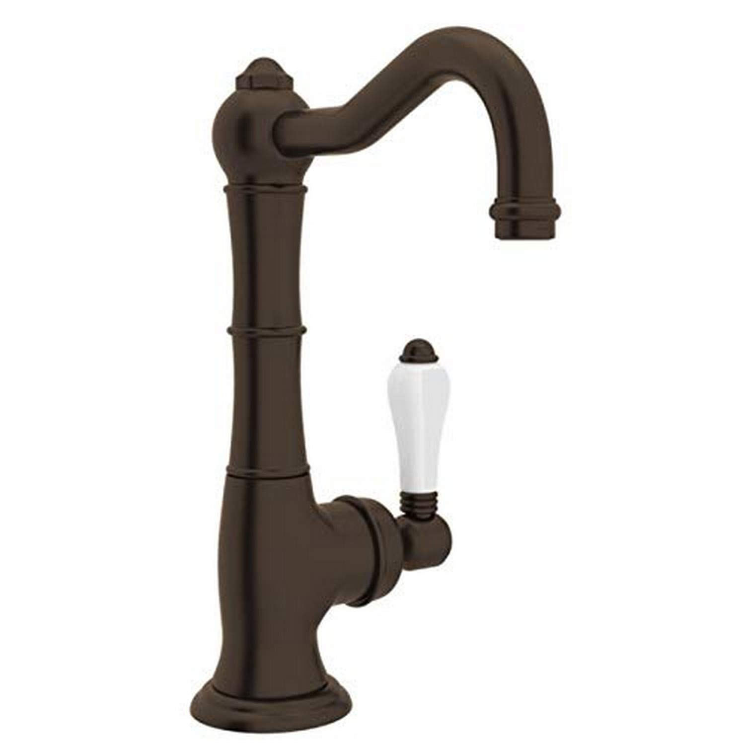 ROHL A3650LPTCB-2 Tuscan Brass Kitchen Faucet - High Arc Pull-Down Sprayer for Modern Farmhouse & Rustic Style Kitchens