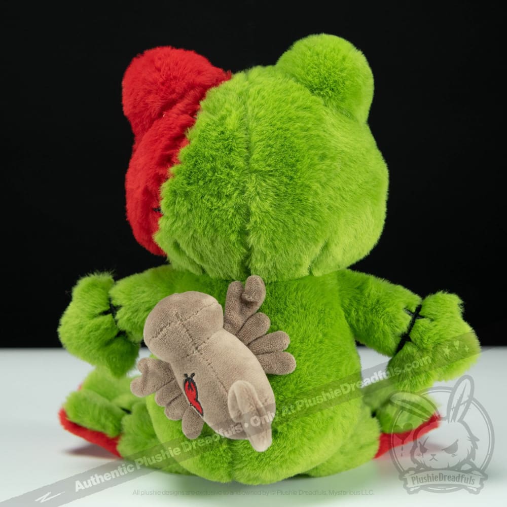 Plushie Dreadfuls Love Frog Stuffed Animal - Soft Cuddly Plush Toy for Kids, Valentine's Gift & Anxiety Relief Companion | Perfect for Bedtime, Gifts & Emotional Support