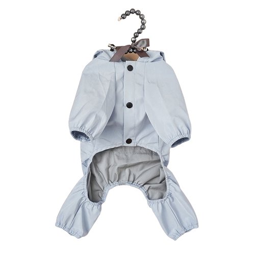 Waterproof Reflective Dog Raincoat for Small to Large Dogs - Dusty Pink | High Visibility Safety Coat for Night Walks & Rainy Day Adventures