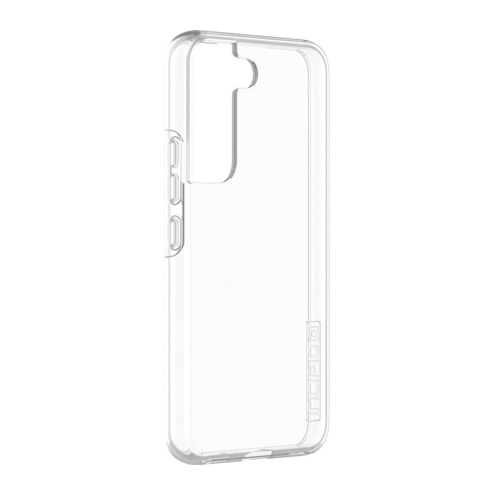 Incipio DualPro Classic+ Case for Samsung Galaxy S22 - Clear Protective Cover with Clear & Atlantic Blue Buttons | Shockproof Phone Case for Everyday Use & Outdoor Activities