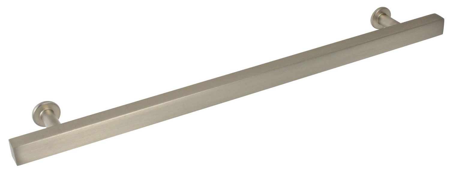 Brushed Nickel T-Bar Drawer Pulls - Cabinet Handles for Kitchen, Bathroom & Furniture - Modern Hardware for Drawers & Cabinets - Easy Installation & Durable Finish