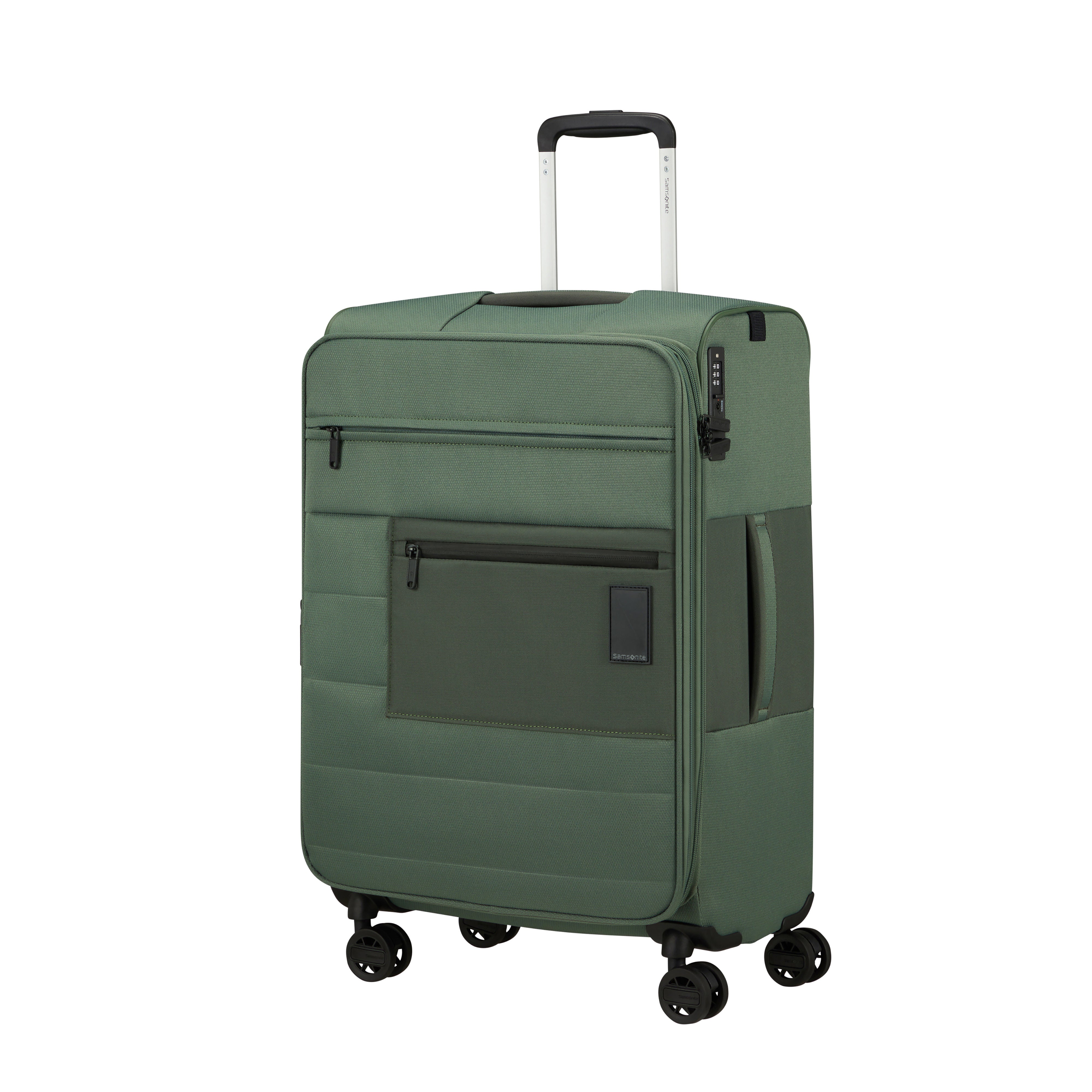 Samsonite Vaycay 3 Piece Spinner Luggage Set - Lightweight Expandable Suitcase with 360° Wheels for Travel, Business & Vacation (Black) - Perfect for Airplane Carry-On, Road Trips & Family Getaways