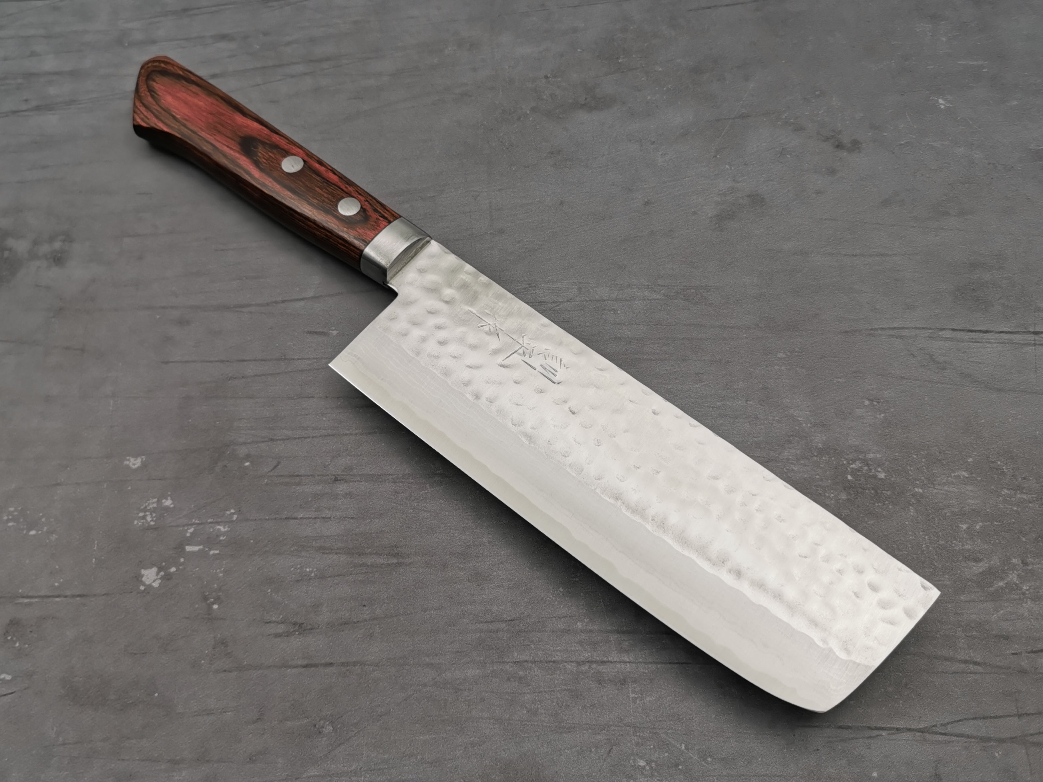 Masutani Hamono V10 Nakiri Knife - High Carbon Steel Japanese Vegetable Knife for Professional Chefs & Home Cooking - Perfect for Slicing, Dicing & Chopping Vegetables