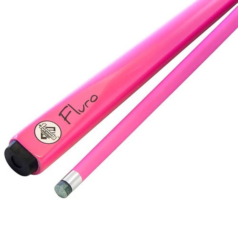 57 Inch Professional 2-Piece Pool Cue with Fluorescent Finish - Perfect for Billiards, Bars, and Game Rooms