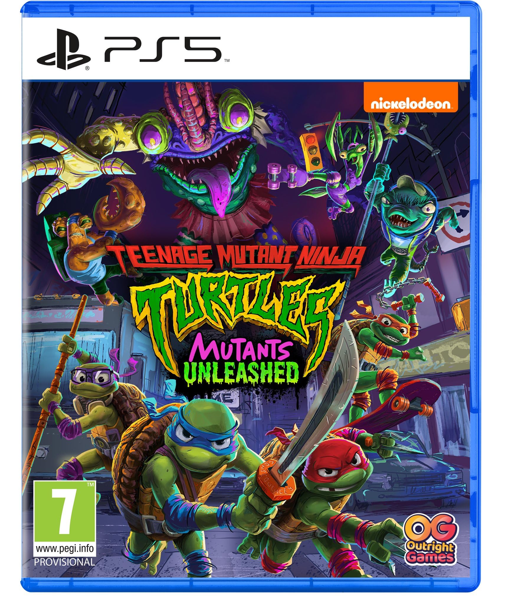 Teenage Mutant Ninja Turtles: Mutants Unleashed PS5 Game | Action-Adventure Video Game for PlayStation 5 | Perfect for TMNT Fans & Multiplayer Gaming Nights