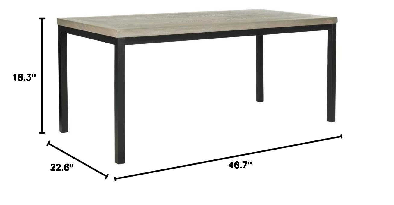 SAFAVIEH American Homes Collection Dennis Oak Coffee Table - Rustic Wooden Living Room Furniture for Home Decor & Entertainment
