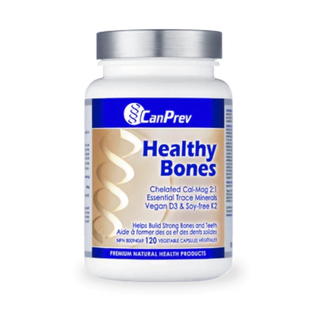 Canprev Vegan Healthy Bones Supplement - 120 Vegetable Capsules for Joint & Bone Support - Ideal for Active Lifestyles & Aging Wellness