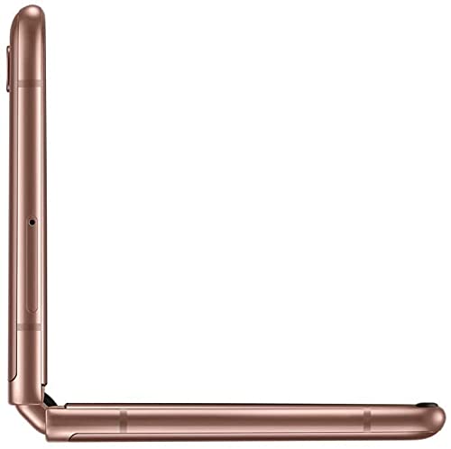 Samsung Galaxy Z Flip 5G Unlocked Smartphone - US Version 256GB Mystic Bronze (Renewed) | Foldable Phone for Work, Travel & Stylish Selfies