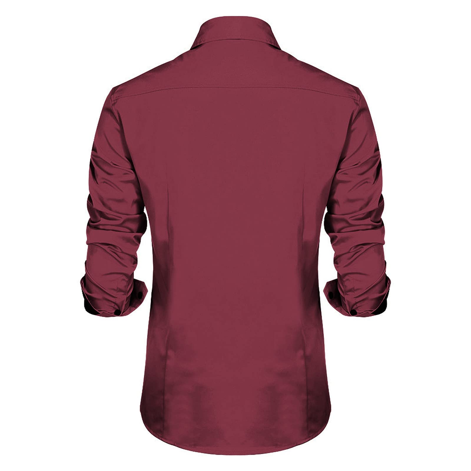Men's Casual Button Down Dress Shirts - Long Sleeve Regular Fit Oxford Shirt for Work & Business | Western Style Formal Wear | Perfect for Office, Interviews & Special Occasions