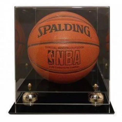 Premium Basketball Display Case with UV Protection - Showcase Your Collectible Basketballs in Style - Perfect for Home, Office, or Sports Memorabilia Collections